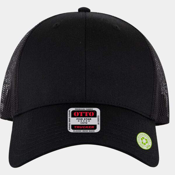 OTTO CAP 6 Panel Low Profile Mesh Back Trucker Hat Thumbnail