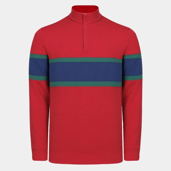 Men's Owen Quarter-Zip Colorblock Pullover Thumbnail
