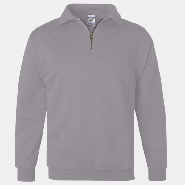 Unisex Nublend® Cadet Collar Quarter-Zip Sweatshirt Thumbnail