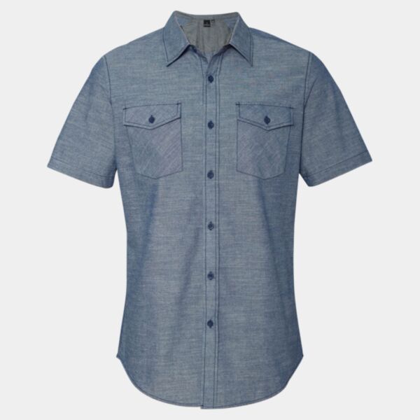 Men's Chambray Short Sleeve Shirt Thumbnail