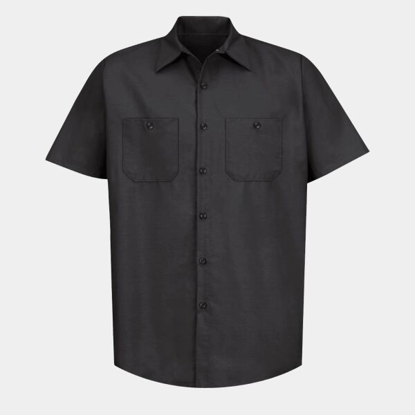 Men's Industrial Short Sleeve Work Shirt Thumbnail