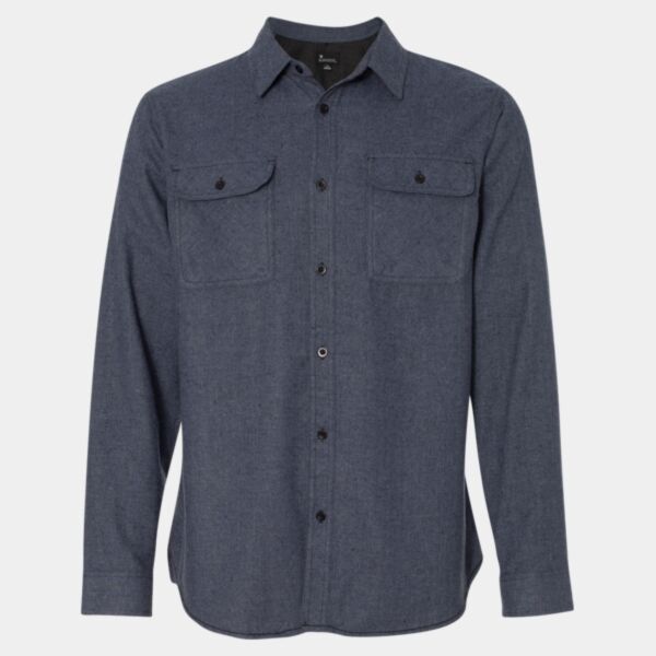 Men's Solid Flannel Shirt Thumbnail