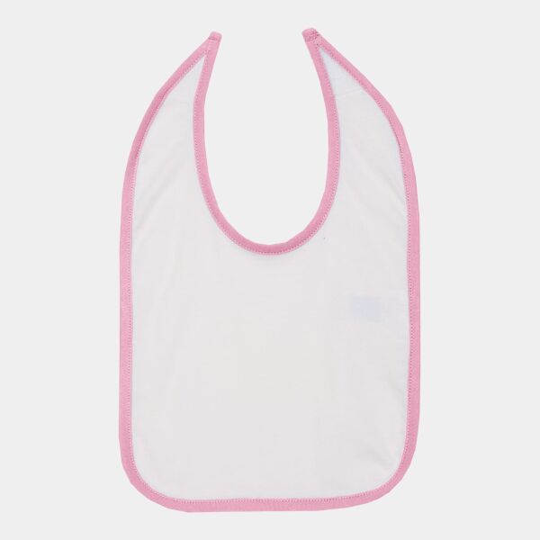 Infant Contrast Trim Premium Jersey Bib Thumbnail