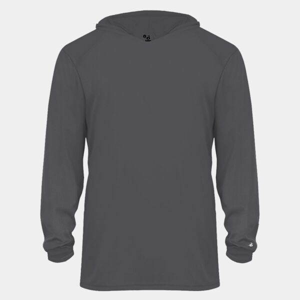 Youth B-Core Long Sleeve Hooded T-Shirt Thumbnail