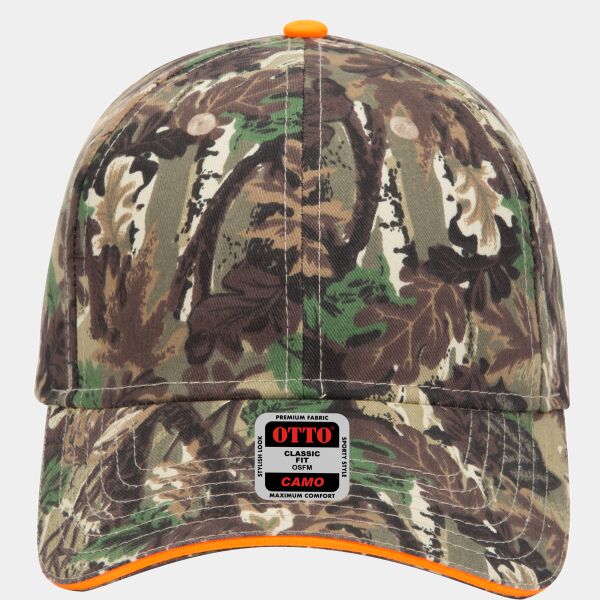 OTTO CAP Camouflage 6 Panel Low Profile Baseball Cap Thumbnail