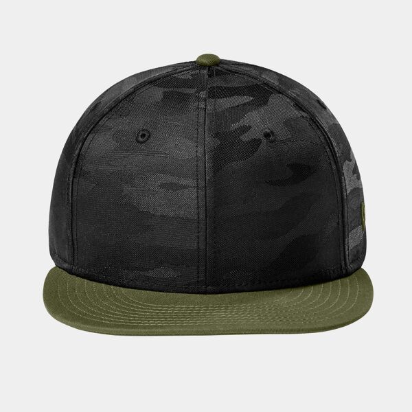 Camo Flat Bill Snapback Cap Thumbnail