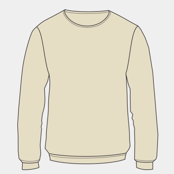 Unisex USA-Made Super Heavy Oversized Crewneck Sweatshirt Thumbnail